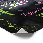 Niedliche Halloween-Kinderdusche Süßigkeiten Unter Poster (Ecke)