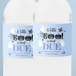Niedliche Halloween-Kinderdusche Wasserflaschenetikett