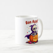 Niedliche Halloween-Kinderskelett-Tasse Kaffeetasse (VorderseiteRechts)