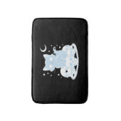 Niedliche Halloween Kitten Cat Gothic Ästhetik Ess Badematte (Vorderseite Vertikal)