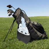 Niedliche Halloween Kitten Cat Gothic Ästhetik Ess Golfhandtuch (Gras)