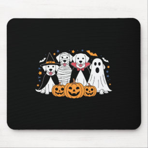 Niedliche Halloween-Kostüme für Heimtiere und Fe Mousepad