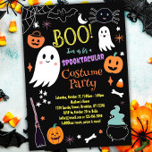 Niedliche Halloween-KostümParty Einladung