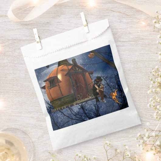 Niedliche Halloween-Kreaturenbegegnung Geschenktütchen (Ausgeschnitten)