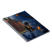 Niedliche Halloween-Kreaturenbegegnung Notizblock (Rechte Seite)