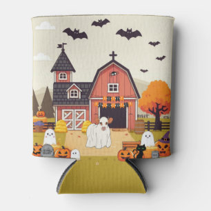 Niedliche Halloween-Kuh Dosenkühler