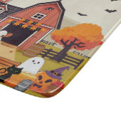Niedliche Halloween-Kuh Schneidebrett (Ecke)