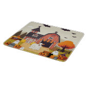 Niedliche Halloween-Kuh Schneidebrett (Ecke)