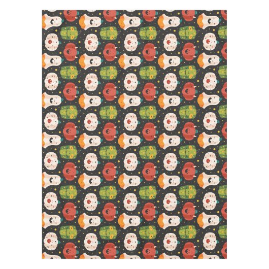 Niedliche Halloween-Kürbis Tischdecke (Vorderseite)