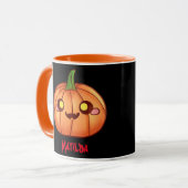 Niedliche Halloween-Kürbislaterne Tasse (Vorderseite Links)