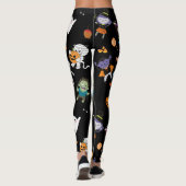 Niedliche Halloween-Leggings Leggings (Rückseite)