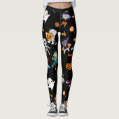 Niedliche Halloween-Leggings Leggings (Vorderseite)
