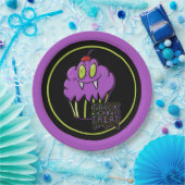 Niedliche Halloween Lila Vampire Cupcake Paper Tel Pappteller (Party)
