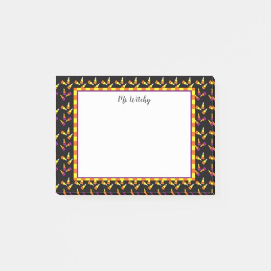 Niedliche Halloween-Mais-Aufkleber Post-it Klebezettel (Vorderseite)