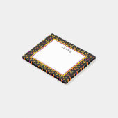 Niedliche Halloween-Mais-Aufkleber Post-it Klebezettel (angewinkelt)