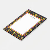 Niedliche Halloween-Mais-Aufkleber Post-it Klebezettel (angewinkelt)