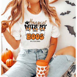 Niedliche Halloween-Mama "Hangin" mit meinen Boos T-Shirt