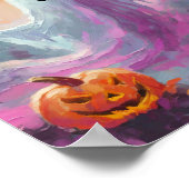 Niedliche Halloween-Moderne Poster (Ecke)
