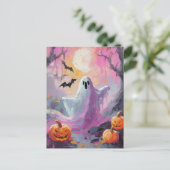 Niedliche Halloween-Moderne Postkarte (Stehend Vorderseite)