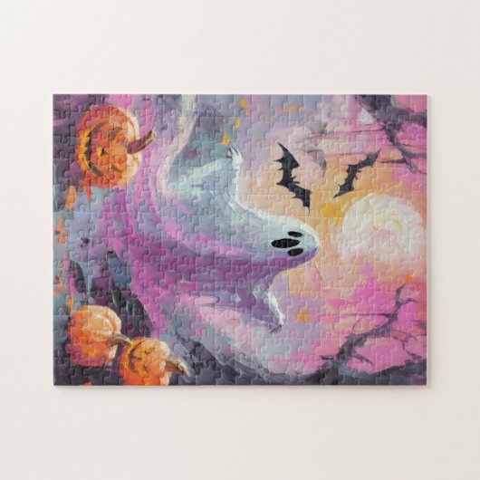 Niedliche Halloween-Moderne Puzzle (Horizontal)