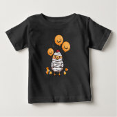 Niedliche Halloween-Mumie Baby T-shirt (Vorderseite)