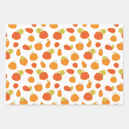 Niedliche Halloween-Muster Geschenkpapier Set (Vorderseite 2)