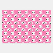 Niedliche Halloween-Muster Geschenkpapier Set (Vorderseite 2)