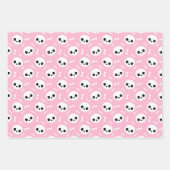 Niedliche Halloween-Muster Geschenkpapier Set (Vorderseite)