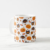 Niedliche Halloween-Musterdarstellung Kaffeetasse (Vorderseite Links)