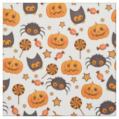 Niedliche Halloween-Musterdarstellung Stoff (Muster)