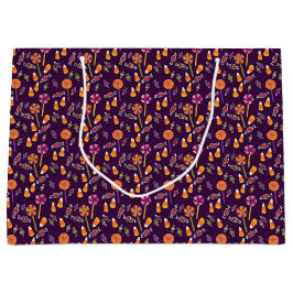 Niedliche Halloween-Mustertüte Große Geschenktüte