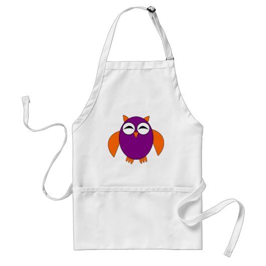 Niedliche Halloween Owl Cooking Schürze (Vorne)
