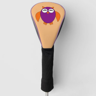 Niedliche Halloween Owl Golf Driver Cover Headcover