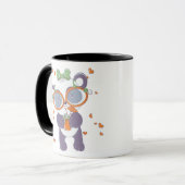 Niedliche Halloween-Panda Eyeball-Herz Halloween-T Tasse (Vorderseite Links)