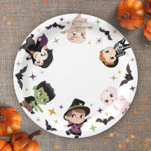 Niedliche Halloween-Papiertafel, Party