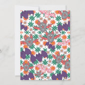 Niedliche Halloween-Party Einladung (Rückseite)