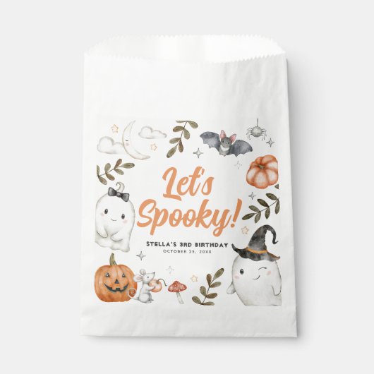 Niedliche Halloween-Party-Papiertüten Geschenktütchen (Vorderseite)