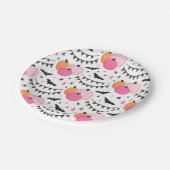 Niedliche Halloween Party Party Teller (Schrägansicht)