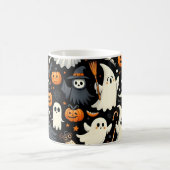 Niedliche Halloween-Pattern-Tasse Kaffeetasse (Mittel)