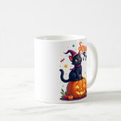 Niedliche halloween paws cat Tasse (VorderseiteRechts)