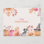 Niedliche Halloween Postkarte (Vorderseite)