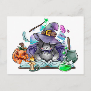 Niedliche Halloween Postkarte