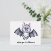 Niedliche Halloween Postkarte (Stehend Vorderseite)