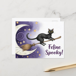 Niedliche Halloween Postkarte