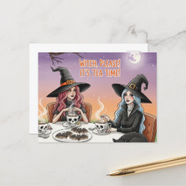 Niedliche Halloween Postkarte