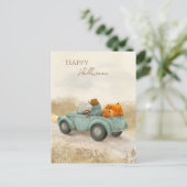 Niedliche Halloween Postkarte (Stehend Vorderseite)