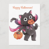 Niedliche Halloween-Postkarte Postkarte (Vorderseite)
