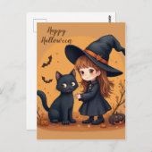 Niedliche Halloween-Postkarten Postkarte (Vorne/Hinten)