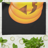 Niedliche Halloween Pumpkin Cartoon Illustration Küchentuch (Gefaltet)