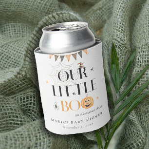 Niedliche Halloween Pumpkin Little Boo Baby Dusche Dosenkühler